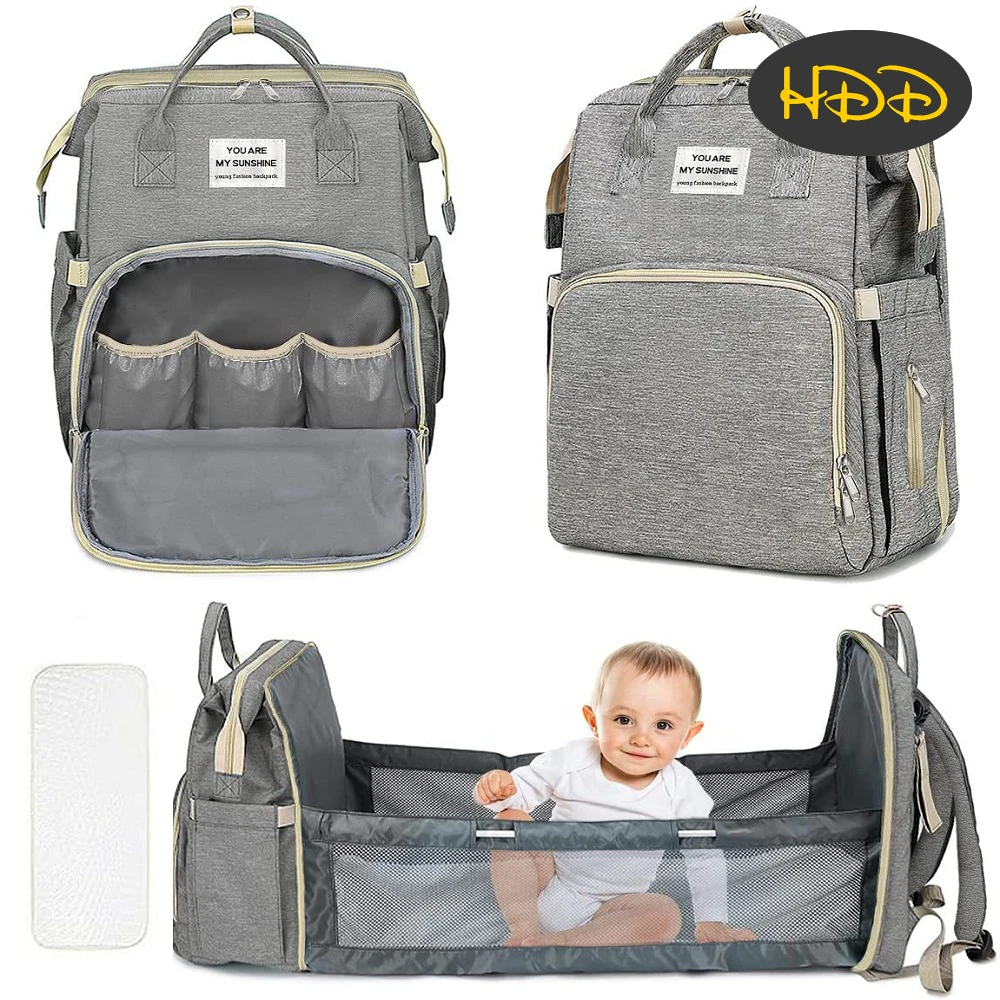 Hdd saco de fraldas mochila, multifuncional viagem de volta pacote  maternidade bebê mudando sacos, grande capacidade, à prova dwaterproof água  & portátil| | - AliExpress