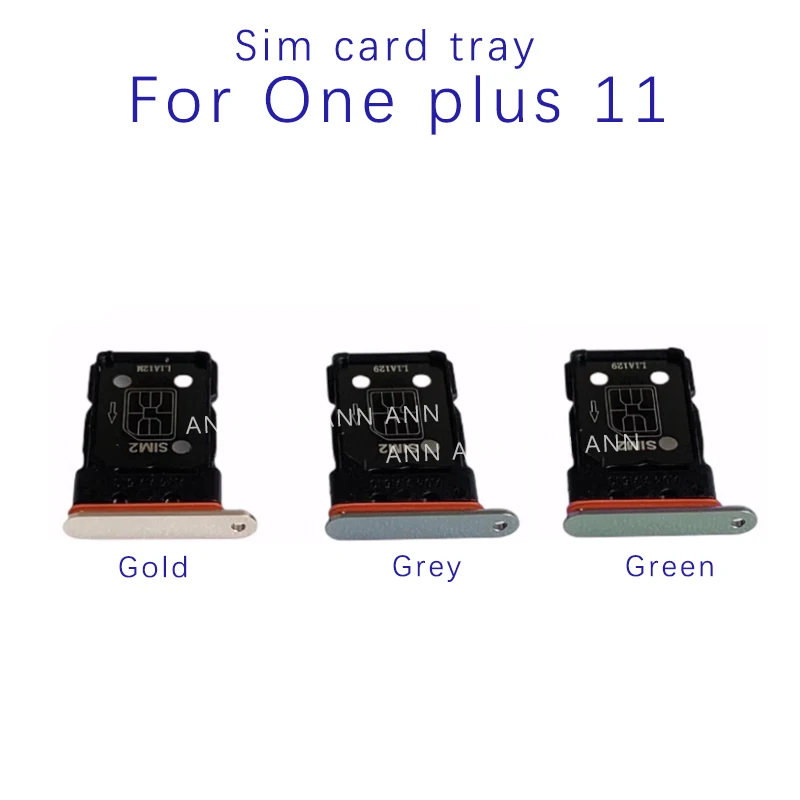 

For Oneplus 11 Micro SIM Card Tray Slot Holder Adapter Socket Repair Parts