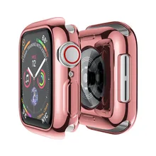 

Cover Case For Apple Watch band 44mm 40mm 45mm 41mm 42mm 38mm iwatch screen protector silicone bumper apple watch 7 6 se 5 4 3