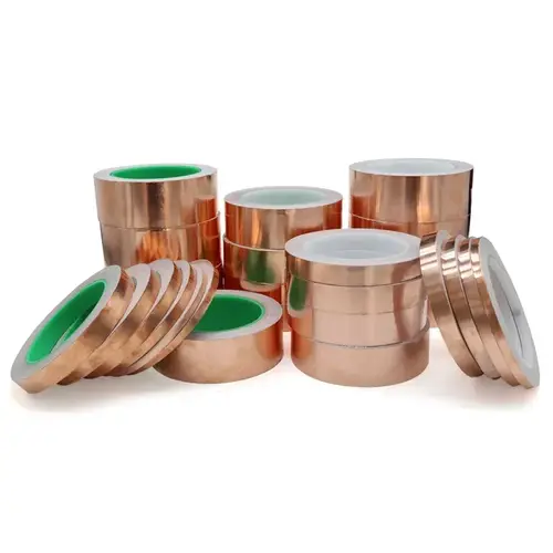 Adhesive Conductive Copper Foil Tape 5/6/8/10/15/20/25/30/35/40/45/50mm Single/Double Sided Conduct Copper Foil Tapes Length 20M - Image 6