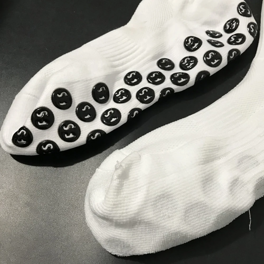 FS Football Socks Men Women Round Silicone Suction Cup Grip Non