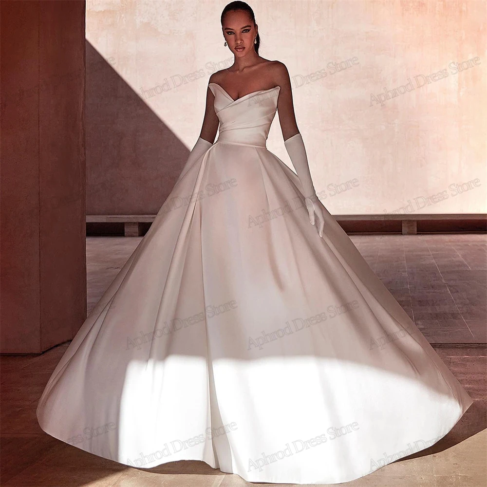 Женское атласное свадебное платье It's yiiya