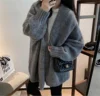 Women Fashion Knitted Cardigan Latern Sleeve Baggy Loose Sweater Coat Fall Winter Spring Coat Solid Chic Tops Casual Cardigans 4