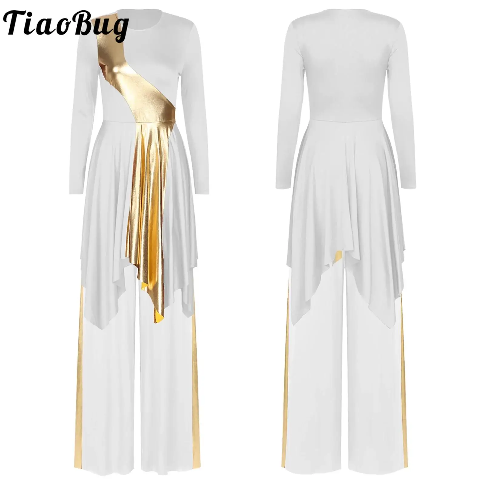 Praise Dance Dresses Doomiva Womens Liturgical Praise Dance Dress - Main Image