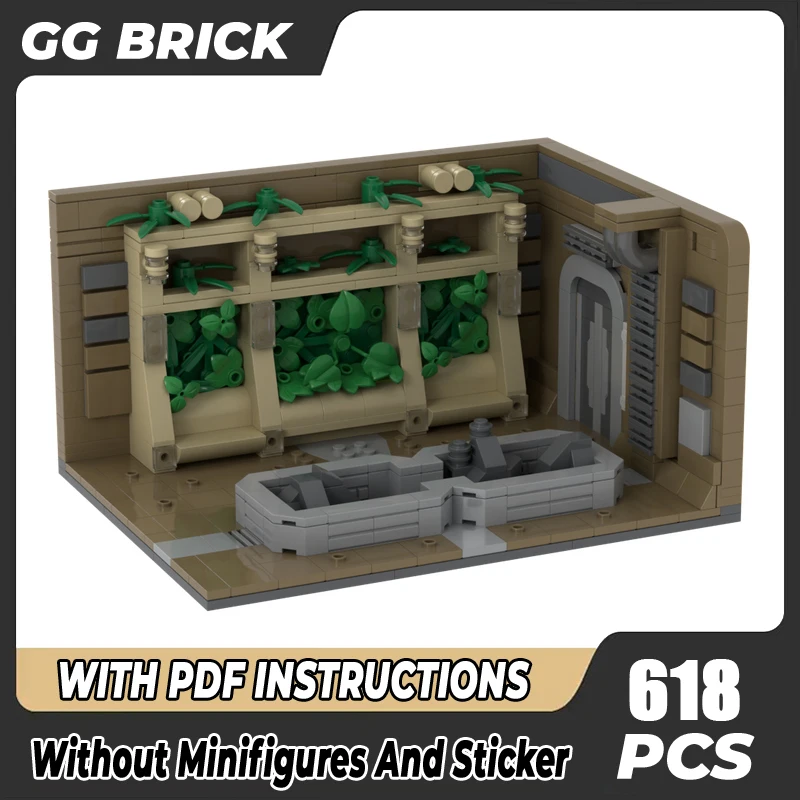 

Star Movie Moc Building Blocks Climate Simulator Model Technology Famous scenes Brick DIY Assembly Construction Toy Holiday Gift