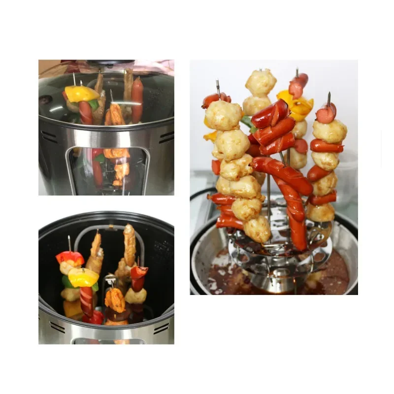 Commercial BBQ Griddles Machine Chicken Grills Roast Oven Barbecue Machine Skewer Chicken Grilling Stove Equipment 5