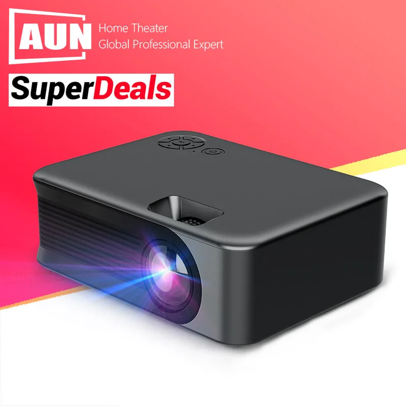 AUN A30 Portable Projector Home Theater Smart TV Beamer Laser 3D Cinema MINI LED Videoprojector for 1080P 4k Movie Via HD Port