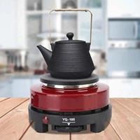 Efficient and Portable 500W Electric Induction Cooker for Fast Kitchen Cooking - Perfect for Water Heating, Coffee Brewing, and  2