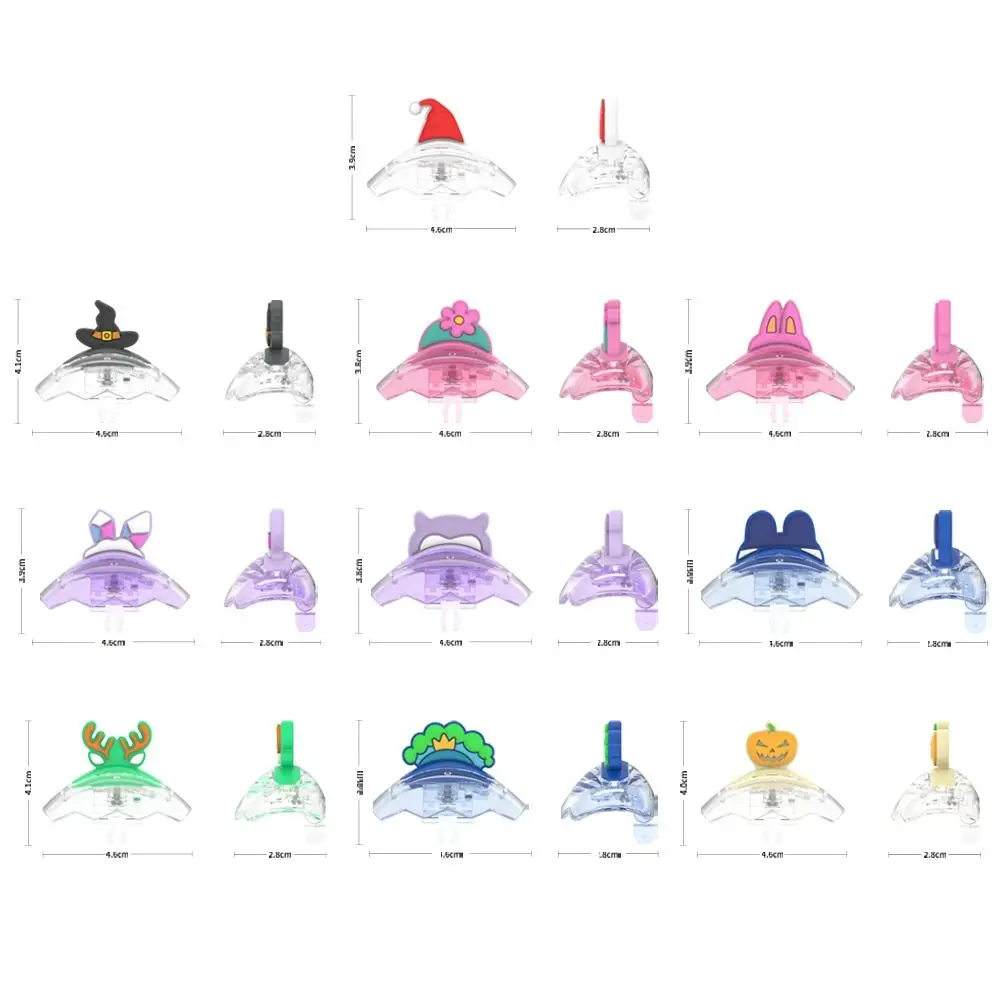 Cartoon Top Replacement Cover Crystal PC Decorative Top Hard Shell Creative Head Cap Protective Case for Tamagotchi Paradise