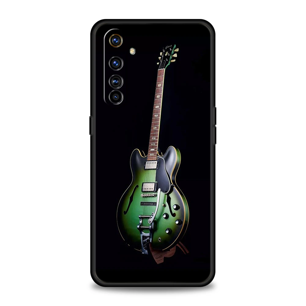 Guitar Music Art Shockproof Silicone Phone Case
