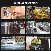 150 Pcs Solder Seal Wire Connectors 22-18 AWG Red Heat Shrink Butt Connectors, Waterproof Insulated Electrical Splice Wire - Image 6