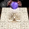 Tree of Life Pendulum Divination Altar Tablecloth Board Game Tarot Pad Rune Table Cloth Astrology Oracles Board Game Mat Square 3
