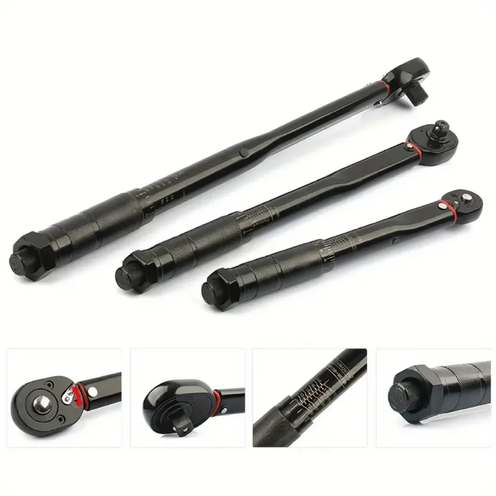 Description Picture 3 of itemTorque Wrench 1/4" 3/8" 1/2" Car Bicycle Repair Square Ratchet Spanner Dinamometric Key Adjustable Precise Preset Hand Tool