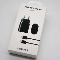 25W Type - C PD Fast Charging Portable Phone Adapter - Black EU Set