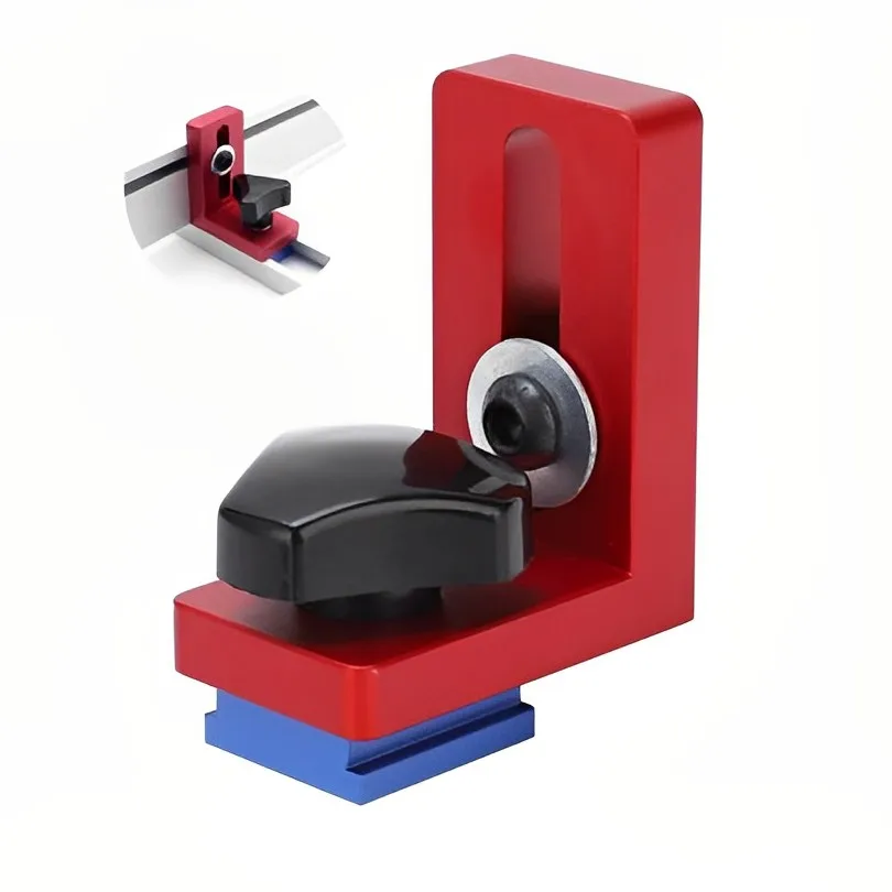 30 Woodworking T Slot Stopper Miter Gauge Fence Connector Alloy Miter