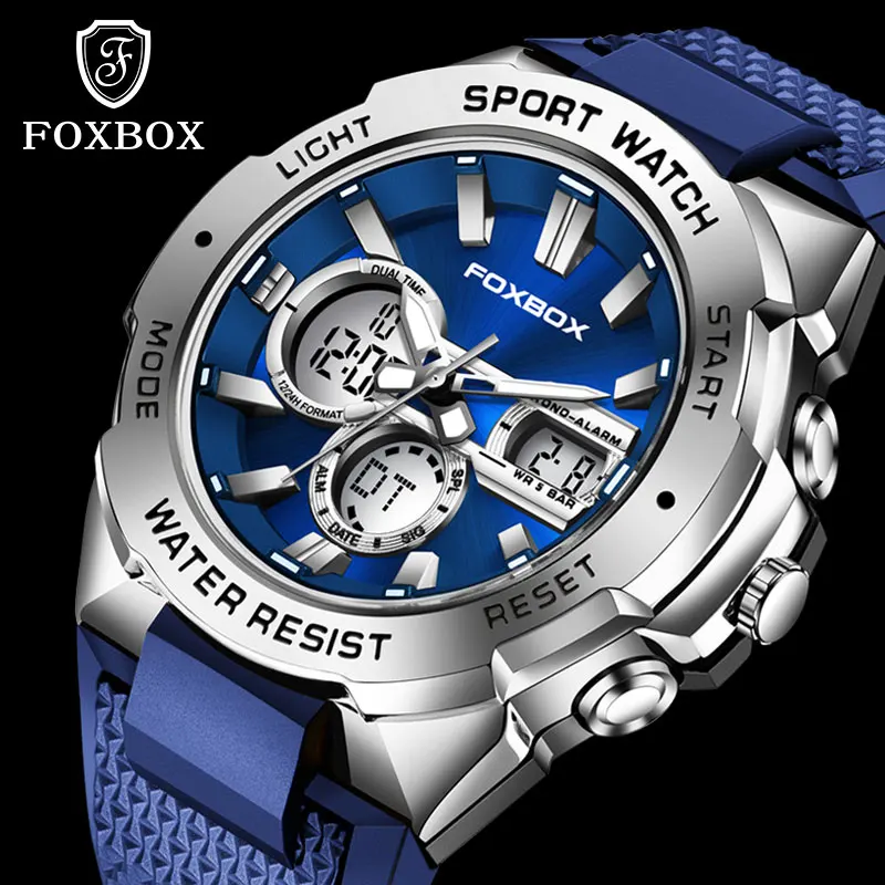LIGE Digital Men Military Watch Luminous Sports Man Watch 50M Waterproof Wristwatch LED Quartz Male Clock Relogio Masculino 2025 5
