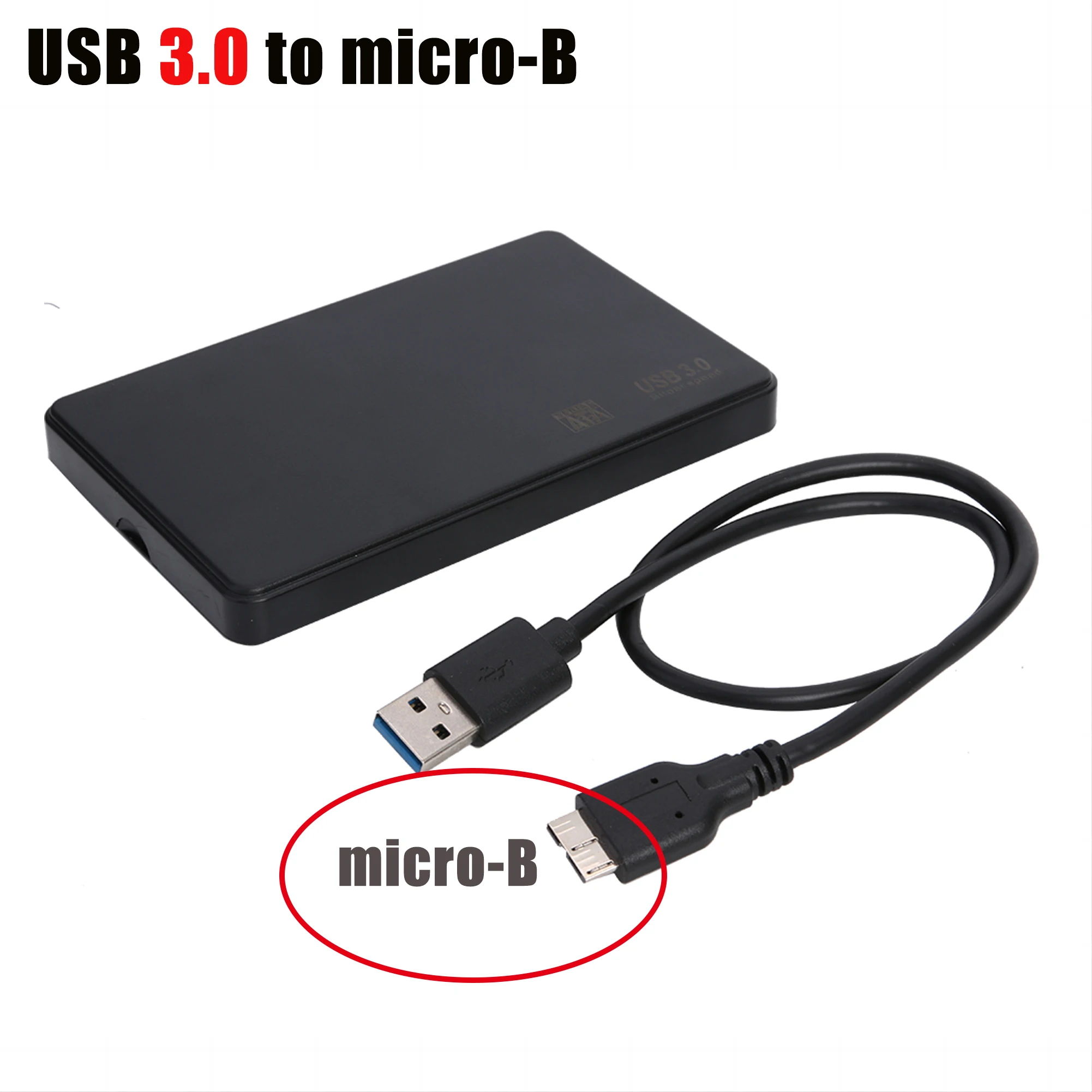 1:2 Portable Mini Carry SATA Hard Disk Drive / Solid State Drive