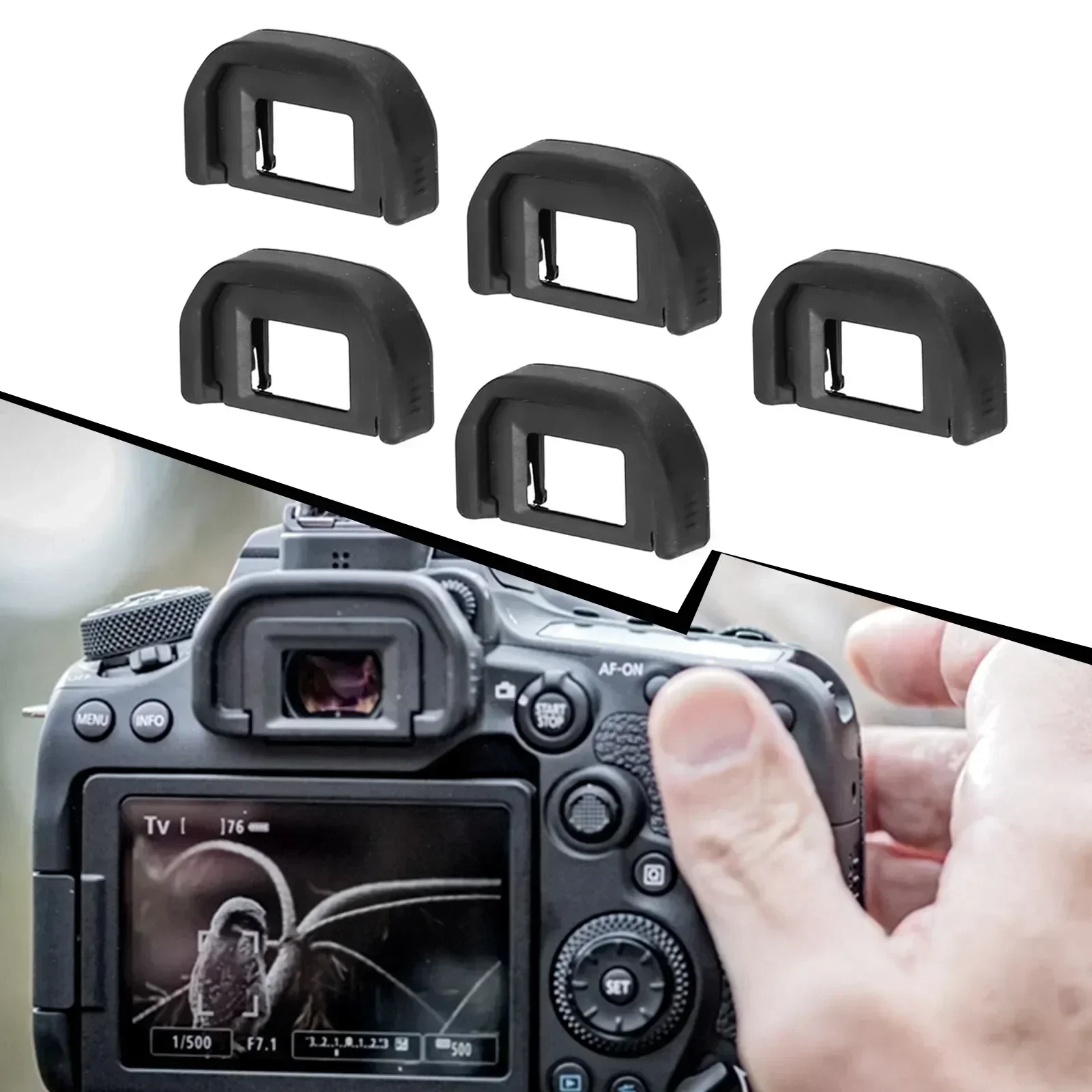 Camera Viewfinder Accessories 5pcs EF Eyecups Viewfinder Eyecup Eyepiece For Canon 300D 400D 500D 600D 550D 600D 650D 700D 1000D 1100D