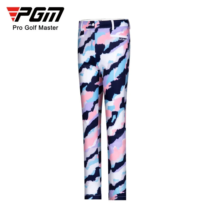 

PGM KUZ133 brand clothing ladies golf jogger pants polyester spandex colorful golf pant