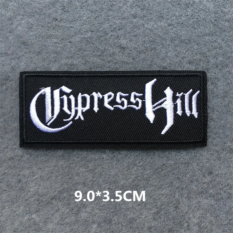 Band Rock Embroidered Patches on Clothes DIY Appliques Stripes Iron on Patches for Clothing Sewing Badges PUNK METAL MUSIC 