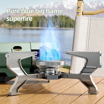 Portable Integrated Card Stove Camping Gas Stove Outdoor Hiking Barbecue Travel Cooking Oven Box Type Gas Stove 4