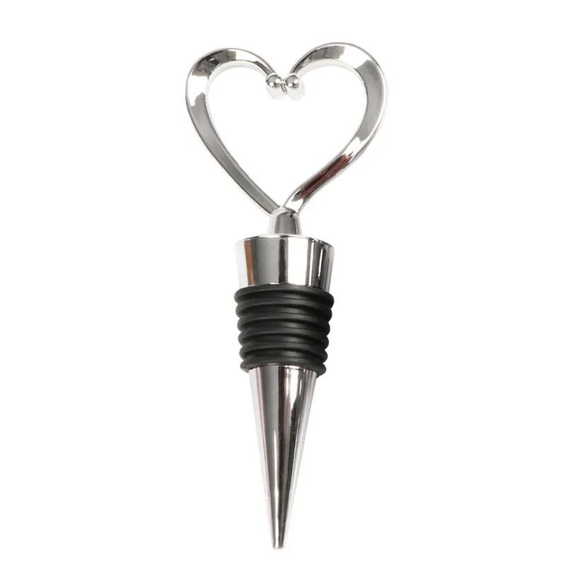 Wine Bottle Stopper Heart/Ball Shaped Red Wine Beverage Champagne Preserver Cork Wedding Favors Gifts for Lovers