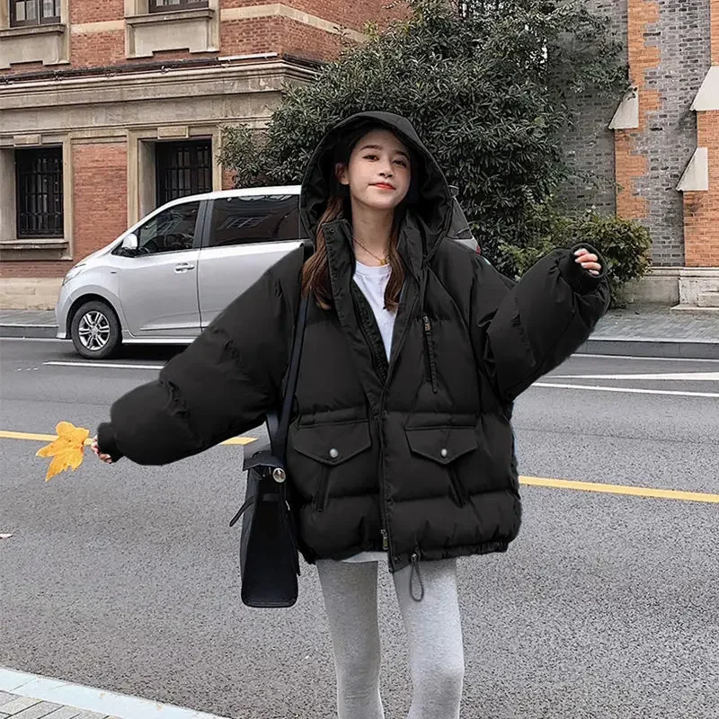 Winter Coat for Women Coats Parkas Puff Jackets Cotton Padded Jacket Korean Fashion Warm Y2k Tops Embroidery Thickening