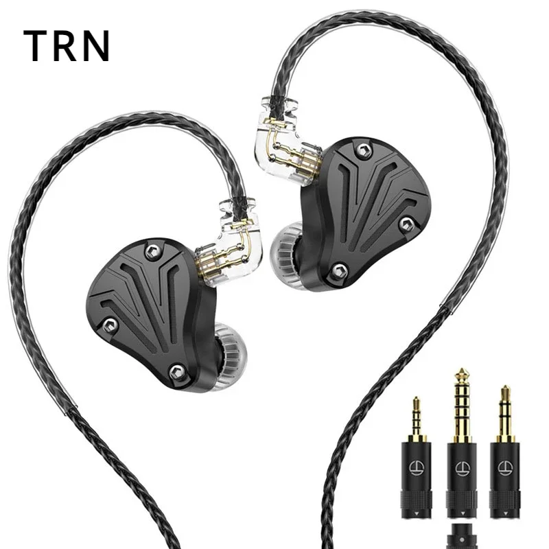 

TRN BAX Pro In-Ear HIFI Earphones 2BA 1DD 2EST Tribrid Metal IEMs DJ Monitor Earphones Running Sport Headphones Earplug Headset