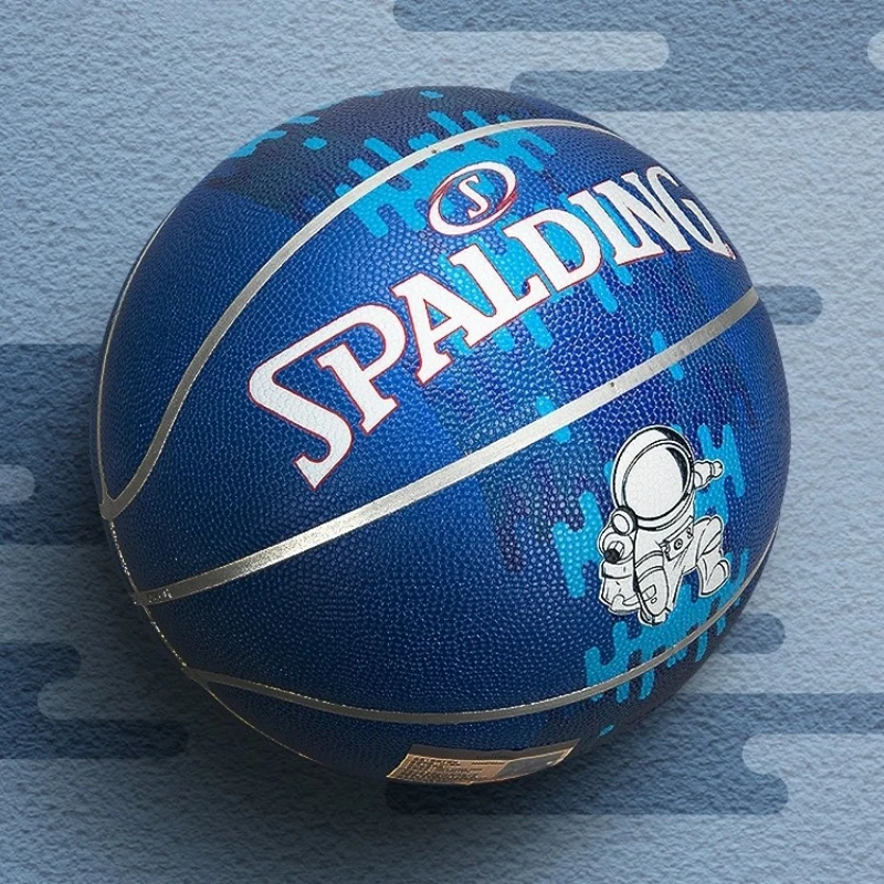 

Spalding Basketball Astronaut Series PU Wear-Resisting Indoor Outdoor Cement Floor Basketball Ball Size 7