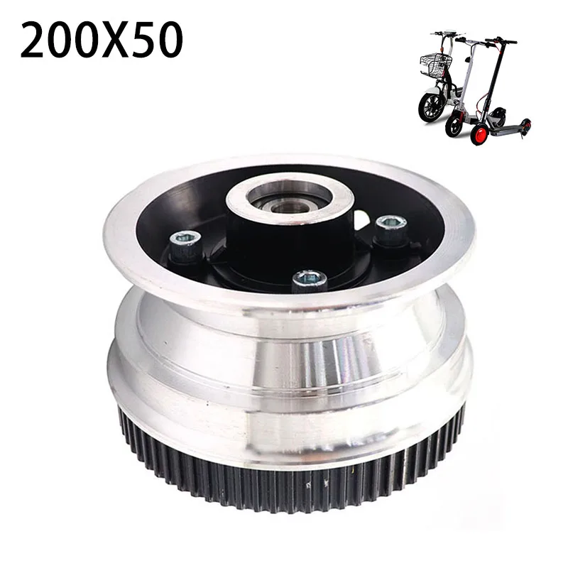 High Quality 200x50 Explosion-proof Electric Bike Scooter Tubeless Tyres 8 Inch Motorcycle Solid Wheel Tires Bee Hive Holes