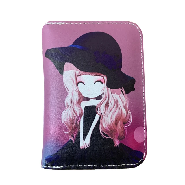 Cartoon pattern children's wallet card bag coin purse Card Holder Passport Cover Credit Card Holder Wallet Card Tarjetero Rfid hei mao