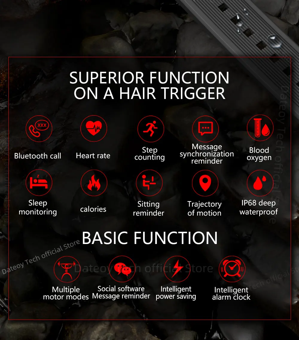 2023 mAh ͸ AMOLED ȭ Ʈ ġ  ȭ IP68  700 +  ƮϽ  Smartwatch ȵ̵