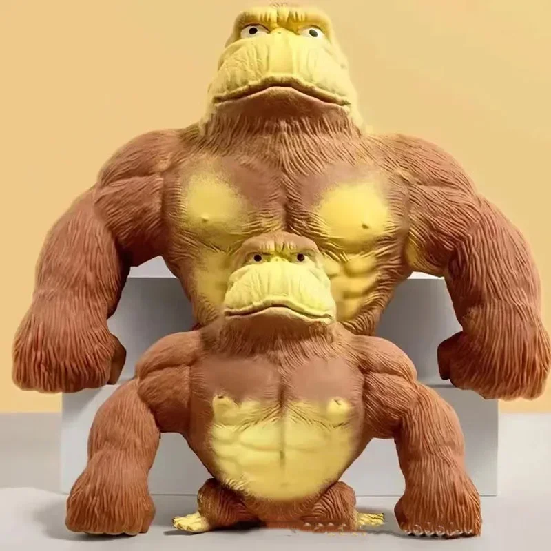 11cm Super Stretchy Gorilla Fidget Toy, Squishy Monkey Squeeze Toy, Splat Maxi Kong, Sensory and Fidget Toy for Kids and Adult 3
