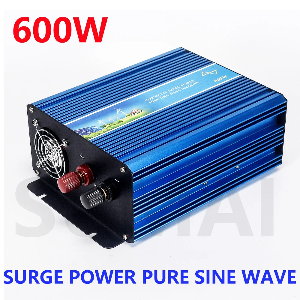 600W Off Grid Sinusoidale Ingresso Inverter Puro 12V/24V/48V/96V/110V 110V/220V/230V/240V Uscita Cc 50Hz