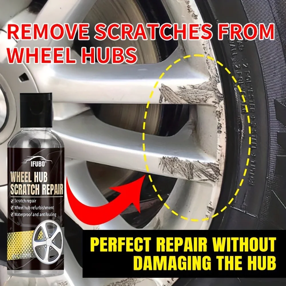 Car Hub Maintenance Scratches Removal Alloy Wheel Spoke Scratching Repair Wax Anti-oxidation Polisher for Mercedes CLASSE Vito