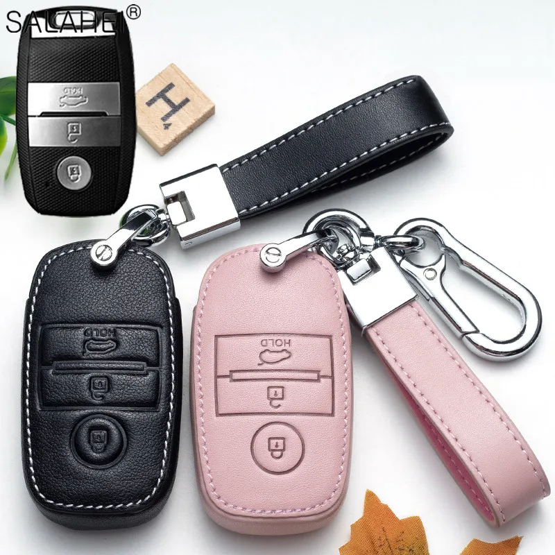 

Car Remote Smart Key Case Cover For KIA Rio Rio5 Sportage Ceed Cerato K3 KX3 K4 K5 Sorento Optima Picanto Accessories Keychain