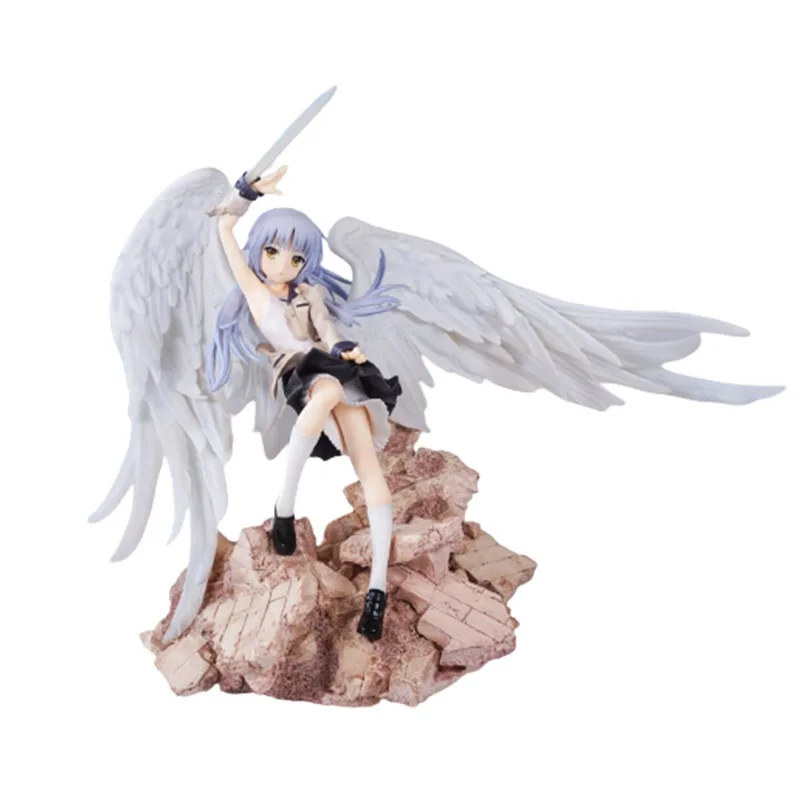 Adorável Anjo Dos Desenhos Animados Bate Tachibana Kanade Action Figure  PVC, Bonecas Modelo, Decoração, Estatueta do Anjo Anime, Presentes  Brinquedos, Novo, 15cm