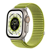 Bracelet en Nylon tissé pour Apple Watch, 49mm 46mm 45mm 44mm 42mm 41mm 40mm, bracelet de Sport iWatch série Ultra 3 2/11 10 9 8 7 6 5 SE3 6