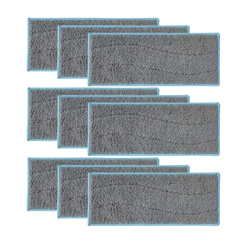 9Pcs Washable Wet Mopping Pads For Irobot Braava Jet M6 Robot Vacuum