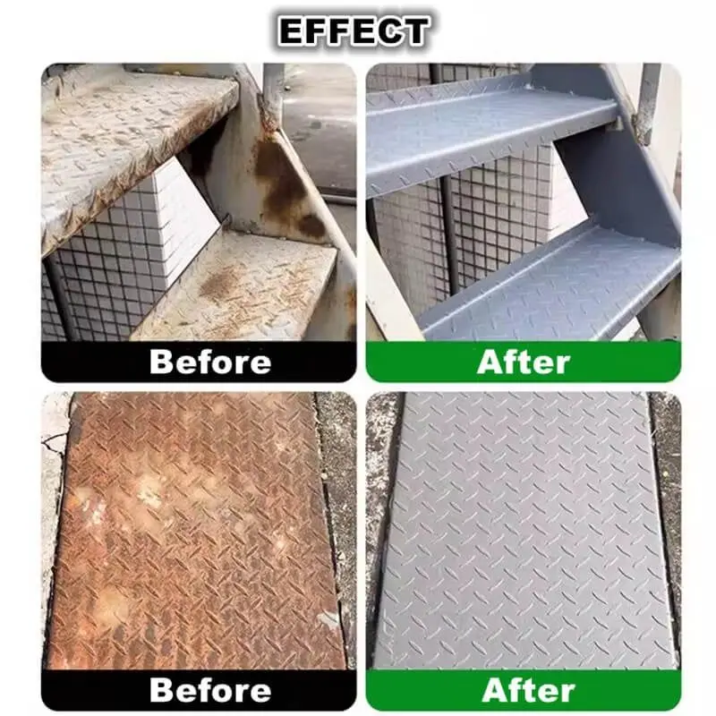 Rust Removal Paint 500g Metal Rust Remover Rust Conversion Agent Grinding-free Solid Agent Color Steel Refurbishment Metal Anti-rust Paint