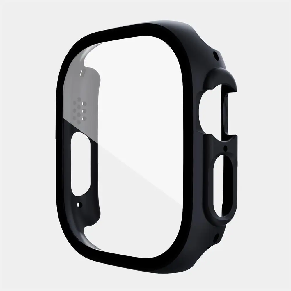 Premium Tempered Glass Screen Protector with PC Bumper for Apple Watch Ultra 49mm