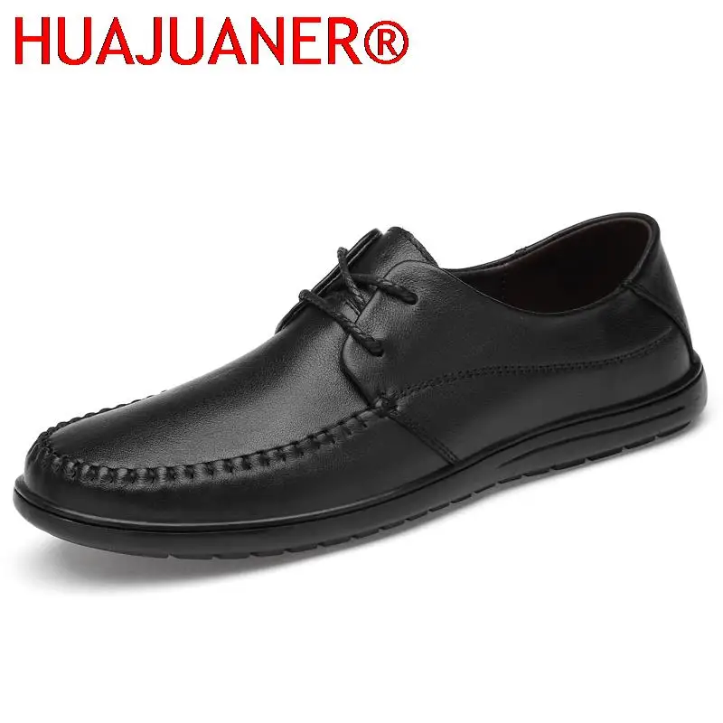 Casual Shoes Men's Genuine Leather Oxfords Shoes For Men New British Style Luxury Business Business Gentleman Casual