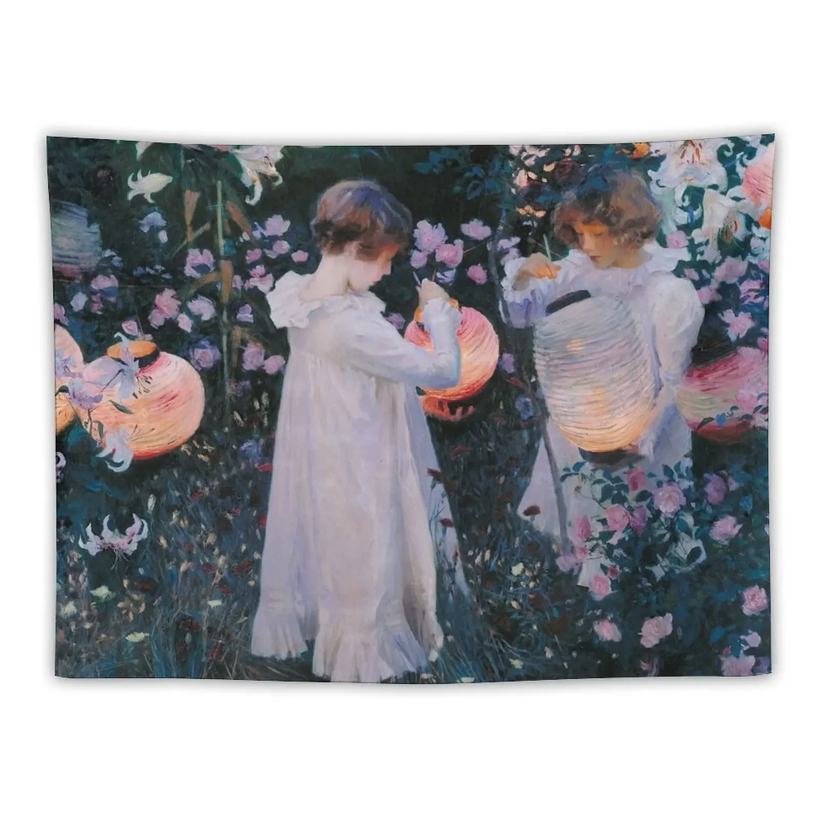 

John Singer Sargent - Carnation, Lily, Lily, Rose Tapestry Decoration For Bedroom Carpet Wall Tapestry