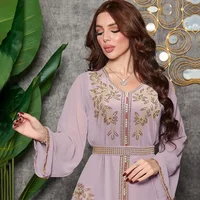 Luxury Abaya Diamonds Muslim Elegant Women Dresses Caftan Moroccan Dubai Kaftan Gown Evening Party Eid Mubarak Jalabiya Vestidos 6
