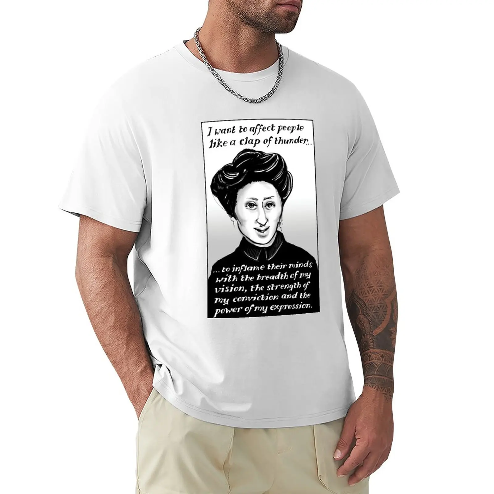 

The power of my expression T-Shirt boys animal print summer clothes quick drying plain white t shirts men