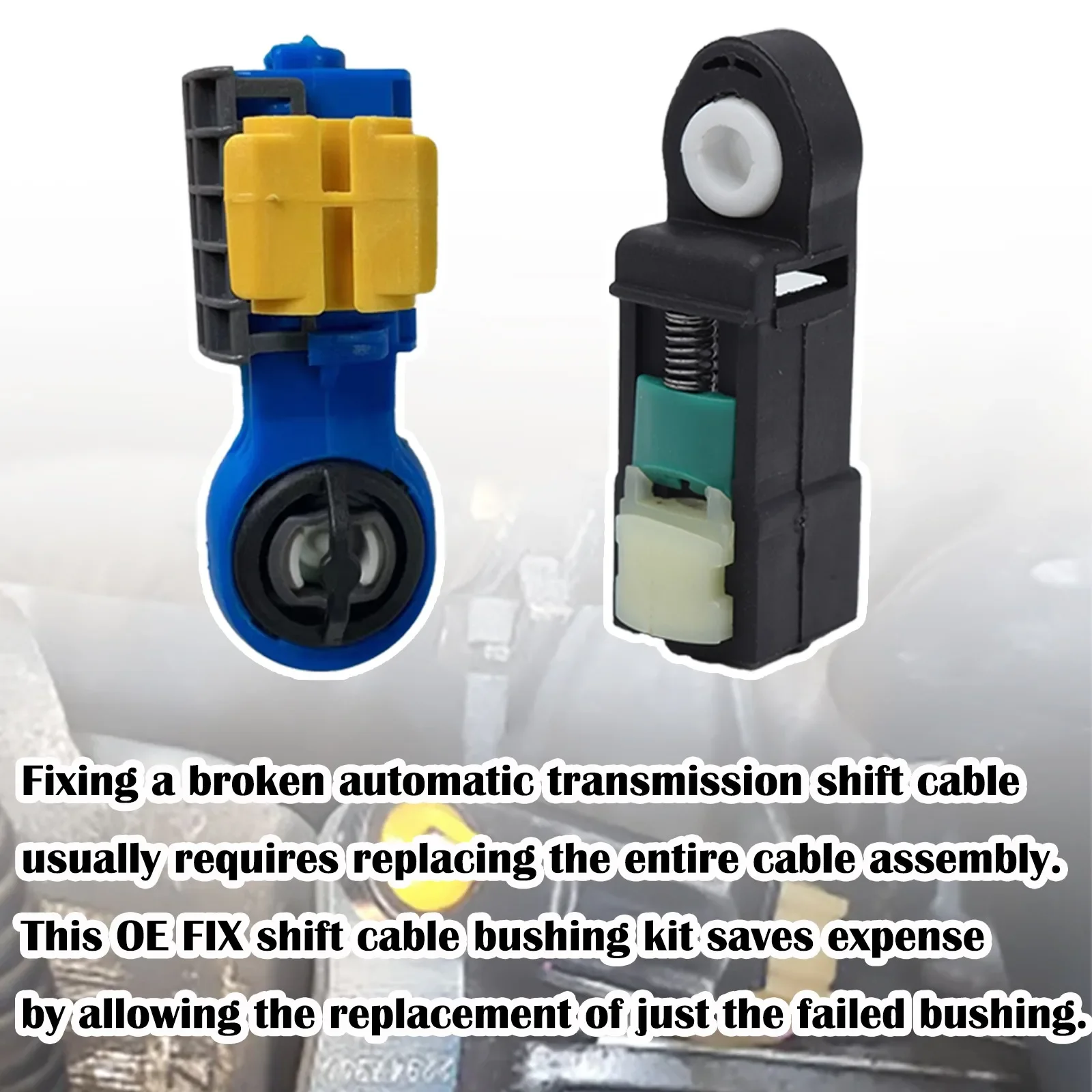 Gearbox Shift Lever Cable End Linkage Connector Adapter Selector Buckle Transmission Shifter Repair Kit Shift Cable Bushing Replacement Parts For Nissan Audi Skoda Seat VW Polo