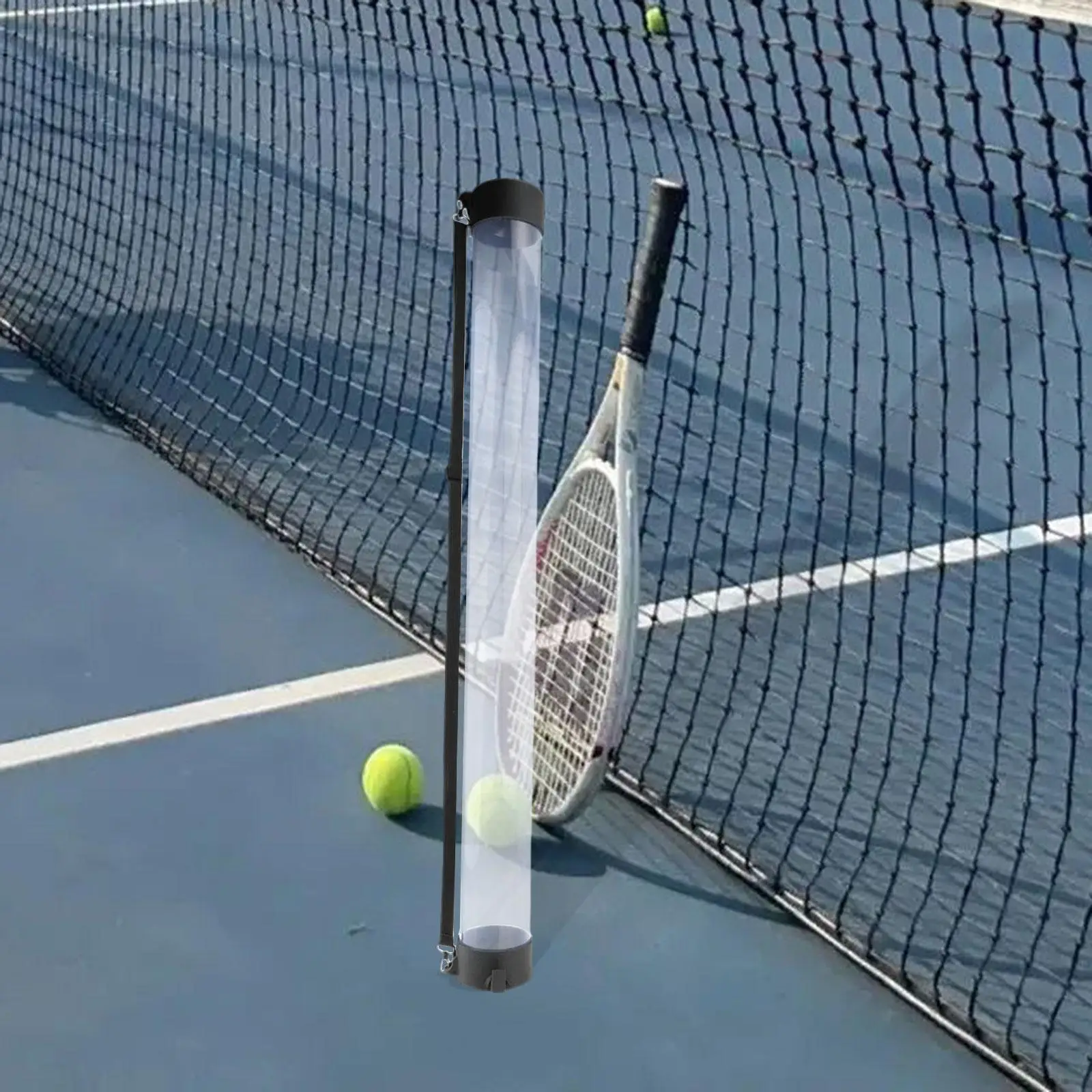 Tennis Ball Picker Upper Basket Versatile Beginners Enthusiasts Outdoor Sports Grabber Retriever Tube Pickleball Pickup Tube