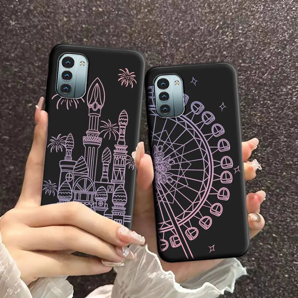 Floral Soft Silicone TPU Phone Case – Stylish Protective Back Cover