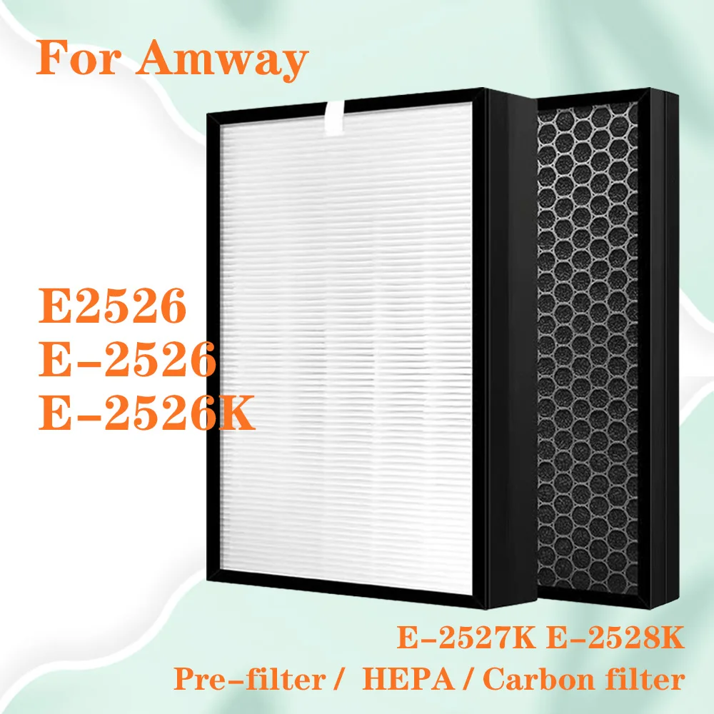 Filtro Hepa Di Ricambio E Filtro A Carbone Attivo Per Filtro Purificatore D'Aria Serie Amway E-2526K E-2527K E-2528K E-2526