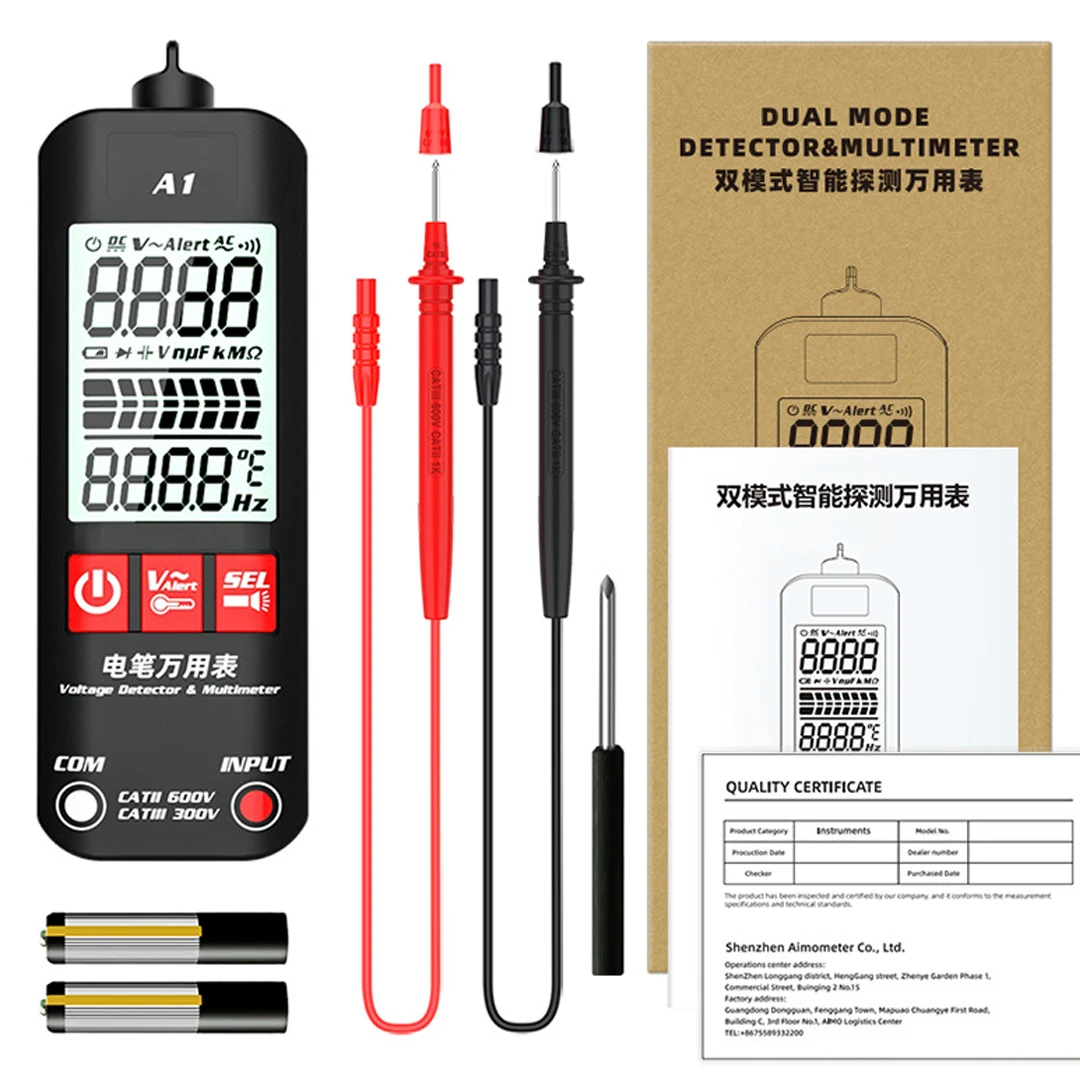 Fully Automatic Intelligent Anti-burnout Digital Multimeter For Identifying Circ